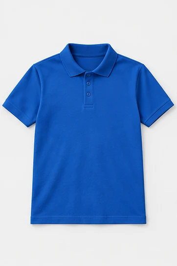 Illustrative royal blue polo colour concept