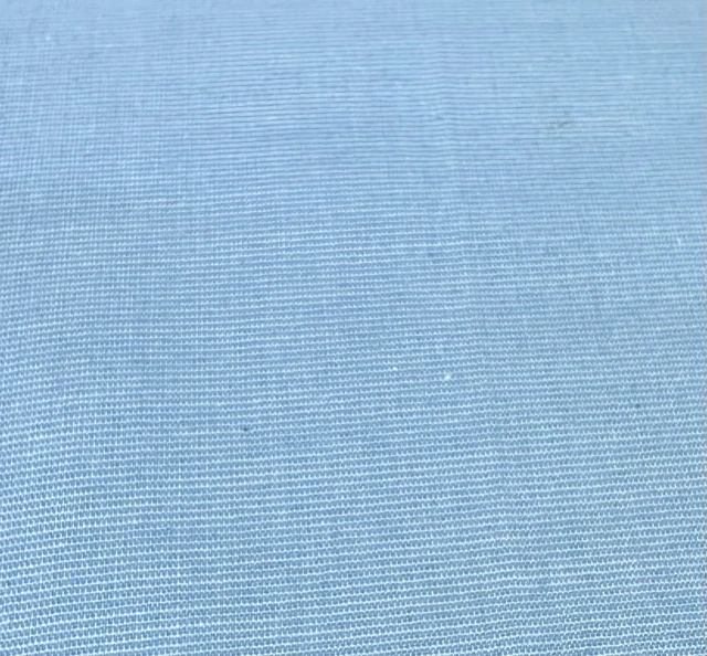 Blue Shimray shirting fabric with visible woven texture